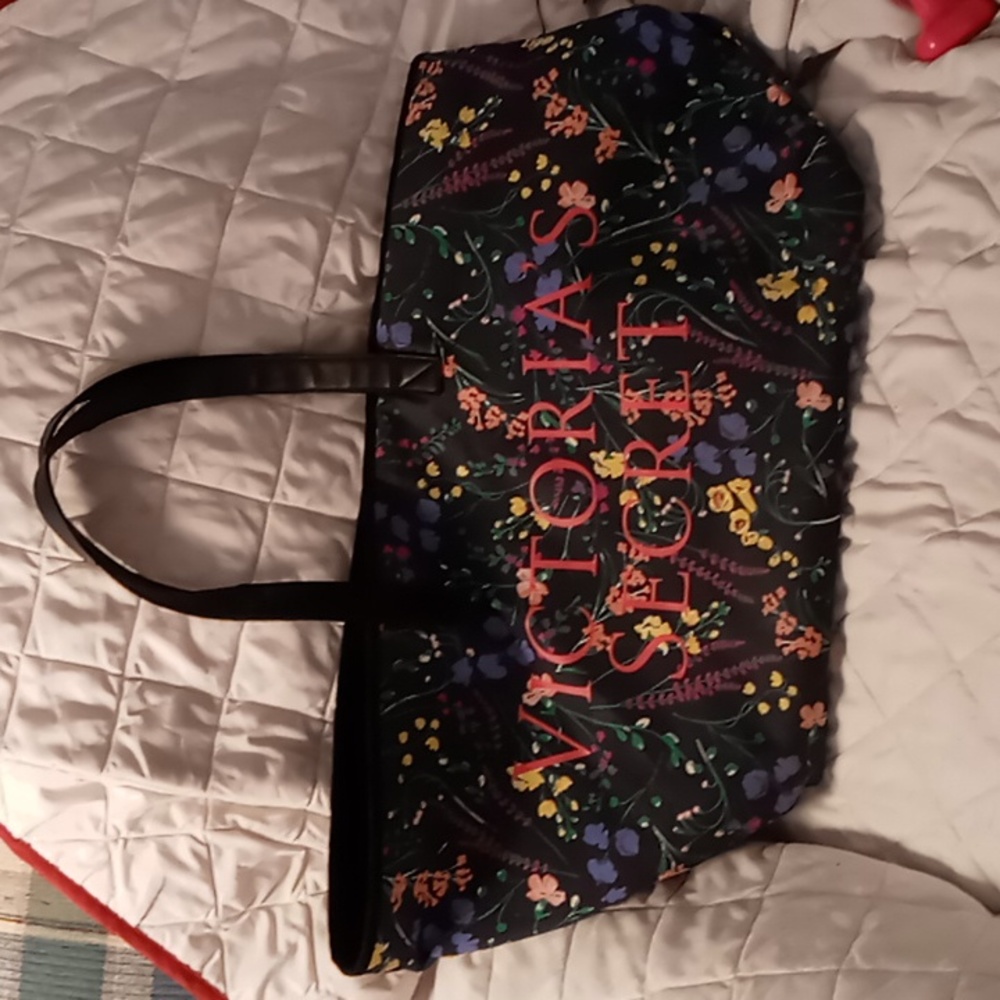 Victoria's secret floral shoulder bag